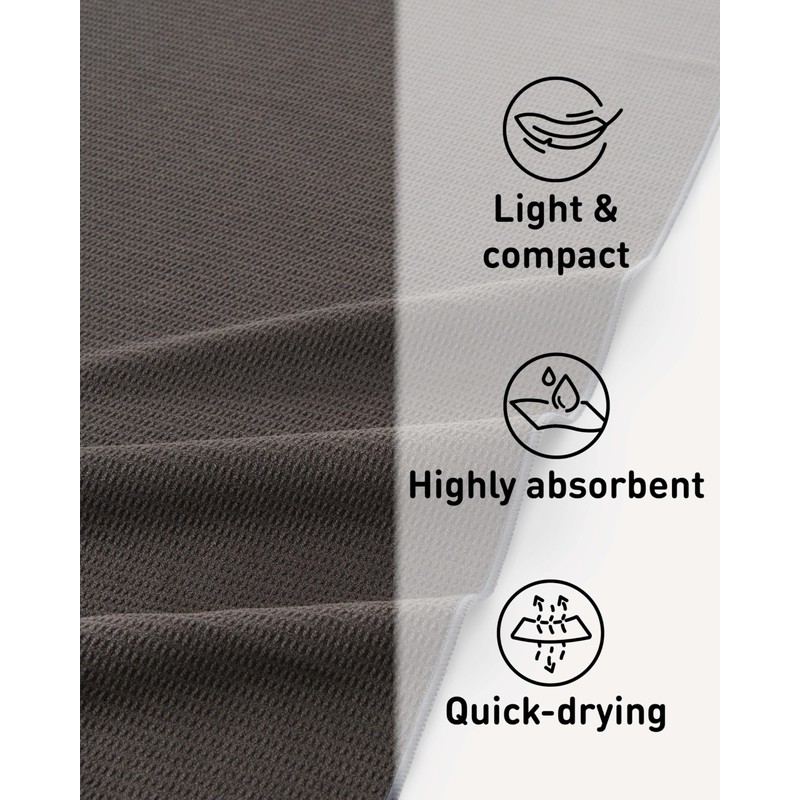 Fit-Flip Yoga towel nonslip, lightweight and quick dry
