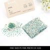 Novani Green Opal Rhinestones 1440pcs Flat Back Round Rhinestone Style