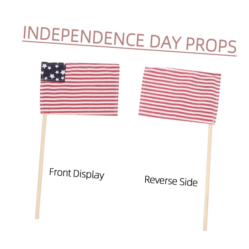 Alipis Decorative Fabric Flag Small American Flag for Parties Celebrations