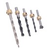 5Pcs Pocket Hole Drill Bit 3 Knife Points High Speed
