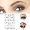 KKPLZZ Plastic Eyebrow Mold, PEVA Soft Shaper DIY Model With