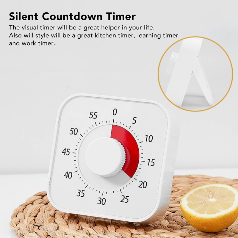 60mins Visual Timer Silent Countdow 60 Minute Kids Children Visual