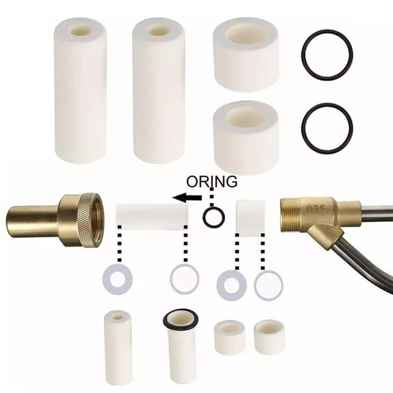 UCCKEYI Sand Blaster Wet Blasting Washer Kit High Pressure Sandblasting