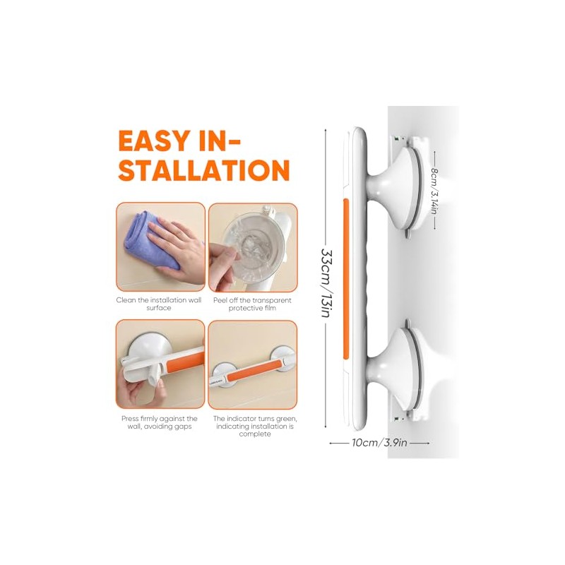 Suction Bathroom Grab Rails, Suction Grab Rails for Bathroom