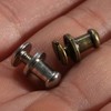 Mgoodoo Pack of 12 Mini Box Jewellery Cabinet Knob Antique
