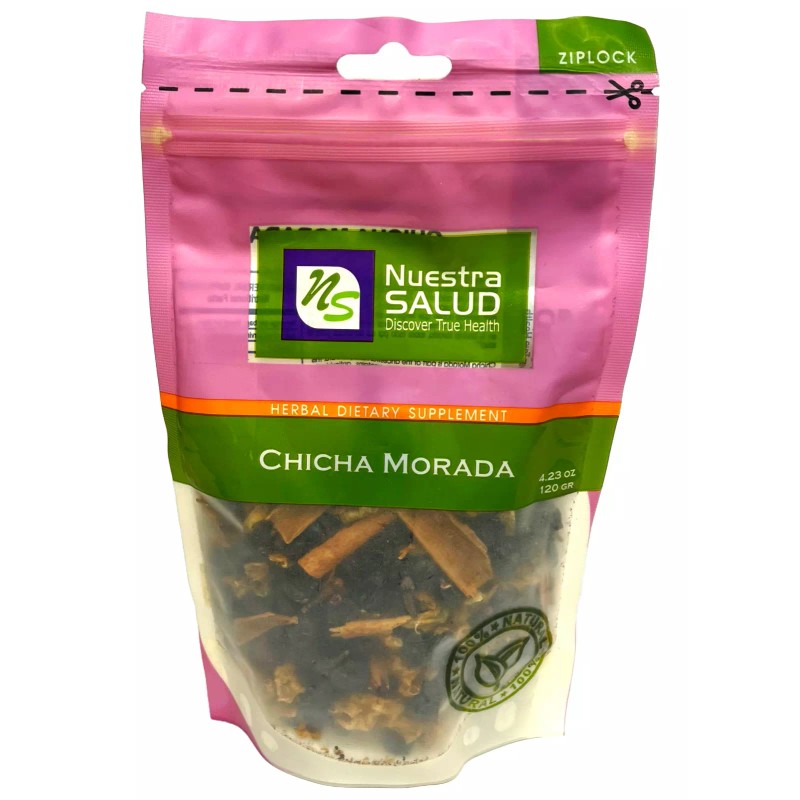 Nuestra Salud Chicha Morada Mix Peruvian Purple Corn Mix Premium