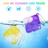 Ainiv 16 PCS Mini Fidget Pop Bubble Toys, Square Squeeze