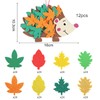 FYOJAIC 12 Hedgehog Craft Sets for Children, Craft Set for