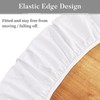 UZC Fractal Flower, Elastic Fitted Edged Round Tablecloth Fade Resistant