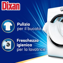 Dixan DISCS 4in1 Classico Detersivo Lavatrice (45 Lavaggi), Capsule lavatrice per una pulizia profonda del bucato e freschezza igienica per la lavatrice, Rimuove le macchie da 20°C
