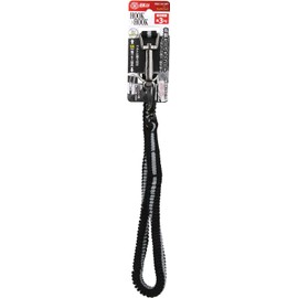 SK11 Fabric Safety Cord with Load Capacity: Approx. 6.6 lbs (3 kg), Hook x Hook, Gray, SNSC-3-H-GRY