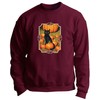 Fall Shirt for Men Black Cat in A Pumpkin Patch