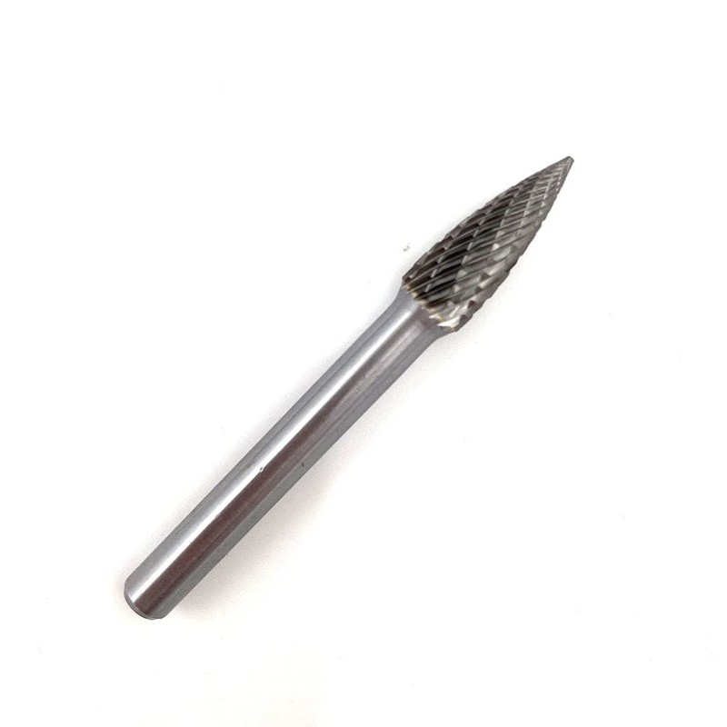 US PRO 5pc Tungsten Carbide Rotary Burr Set with 6mm