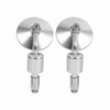 1 Pair 7/8" Round Handlebar Bar End Rear View Mirrors