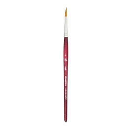 Princeton Velvetouch, Series 3950, Paint Brush for Acrylic, Oil and Watercolor, Petal, 6