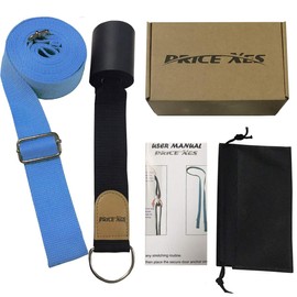 (light blue) - Price Xes Leg Stretcher, Door Flexibility & Stretching Leg Strap - Great for Ballet Cheer Dance Gymnastics or Any Sport Leg Stretcher Door Flexibility Trainer Premium Stretching Equipment