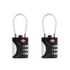 UP Security TSA Approved Luggage Locks - Small Combo Travel