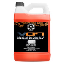 Chemical Guys CWS_808 Hybrid Foaming High Gloss Car Wash Soap (Works with Foam Cannons, Foam Guns or Bucket Washes) Safe for Cars, Trucks, Motorcycles, RVs & More, 128 fl oz (1 Gallon), Orange Scent