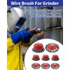 Rocaris Wire Wheel Cup Brush for Grinders, 8 Pack Wire