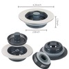 Casoter 3-in-1 Sink Plug Kitchen Sink Strainer and Stopper Combo