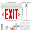 LEONLITE Emergency Exit Sign, LED Edge Lit Exit Sign, Exit