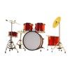 Handmade Red Miniature Drum Kit 15cm Height