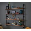 Floating Bookshelf Shelves Pipe Shelves Industrial Pipe Shelving Industrial Floating