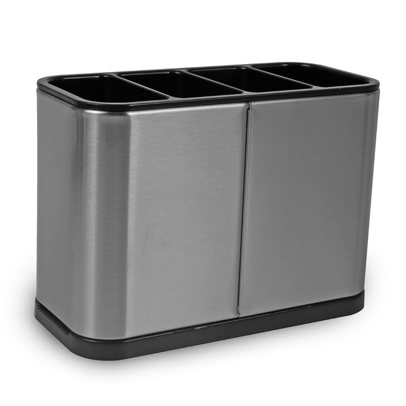 Kitchen Cutlery Holder Utensil Storage Organiser Stainless Steel Kitchen Utensil