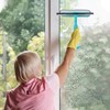 4 in 1 Window Cleaning Scraper, Squeegee and Scrubber with