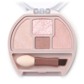 Canmake Planpuku Corde Eyes Neo N01 Shiratama Plan Puku Eye Shadow for Teardrop Bags, Shadow Liner, Super Pop, Pink Beige