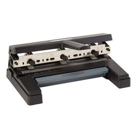 Swingline Hole Punch, Heavy Duty Hole Puncher, Adjustable, 2-4 Holes, 40 Sheet Punch Capacity, Black (74450)