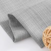 jinchan Grey Linen Textured Curtains 96 Inch Long 2 Panels