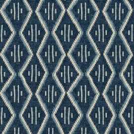 Surface Style - Peel and Stick Wallpaper, Stripe Wallpaper for Bedroom, Powder Room, Kitchen, Self Adhesive, Vinyl, 30.75 Sq Ft Coverage (Modern Heirloom Collection, Denim)