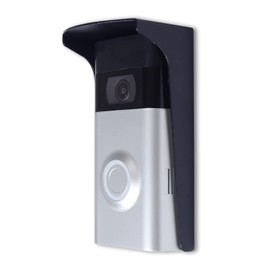 Cubierta de lluvia para timbre, cubierta antirreflejos, cubierta de acero antirreflejos, protección solar para anillo 1/2/3/4 (Pro Max)