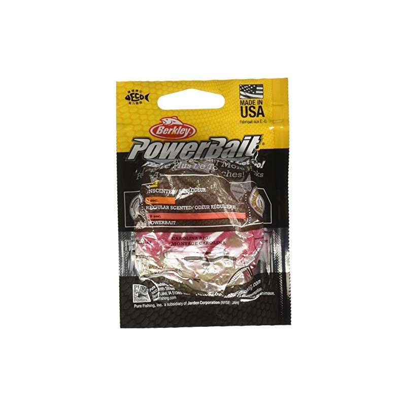 Berkley PowerBait Floating Mice Tails Fishing Bait, White/Bubblegum, 3in |