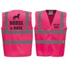 Horse & Rider - Horse Riding Equestrian Premium Pink Hi