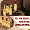 Tioncy 16 Pcs Vanilla Extract Bottles for Homemade Vanilla Jar