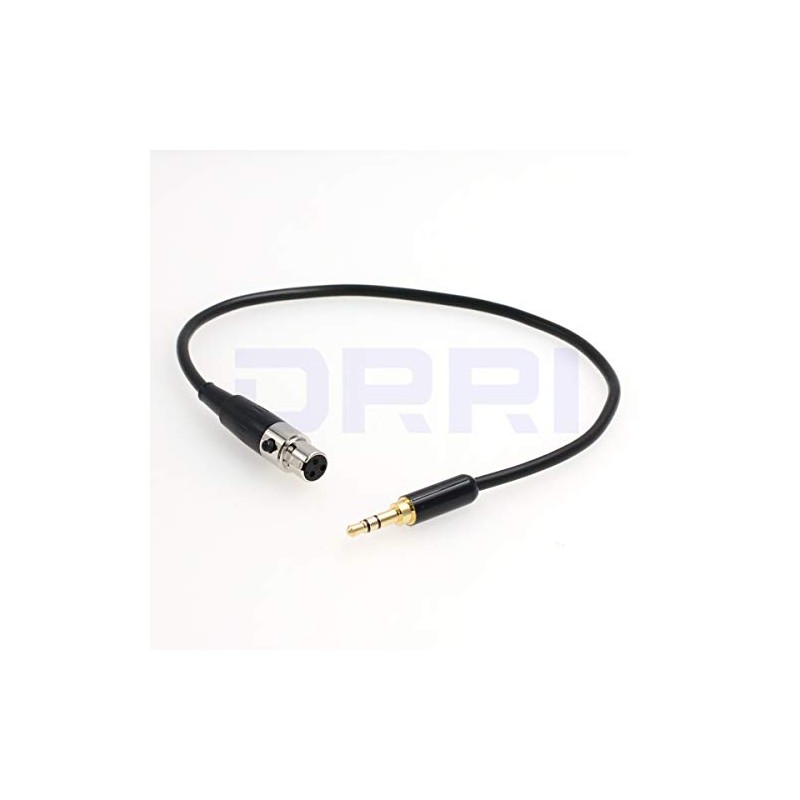 DDRRI 3 Pin Mini XLR Female to 3.5mm TRS Male