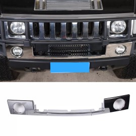 carpart2021 Chrome Silver Front Bumper Cover Lower Grille Trim Panel For Hummer H2 03-09 US