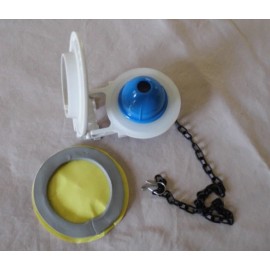 NUFLUSH Fix Flapper Leak Two-Inch with Silicone Seal, with Silicone Ring