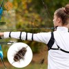 THREE ARCHERS 1 Pair of Bow String Silencer Archery Tendon