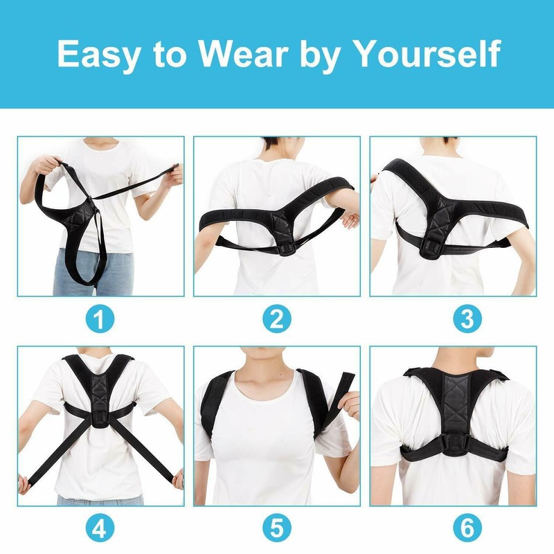 Unisex Upper Back Posture Corrector Posture Shoulder Back Holder Clavicle