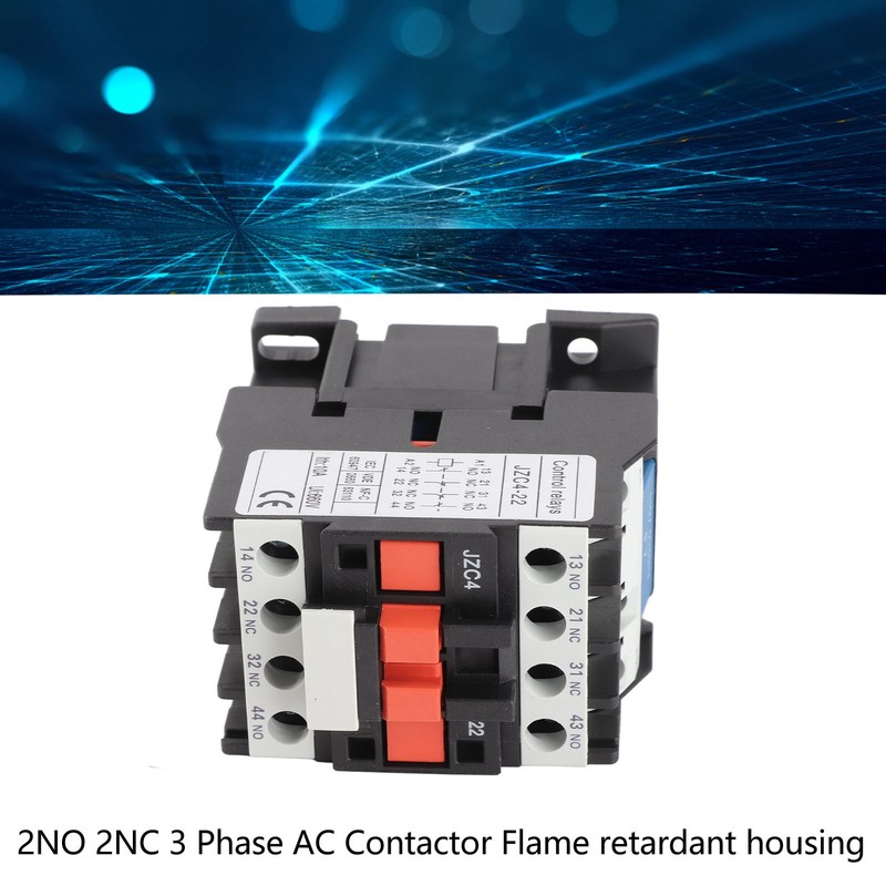 2 Poles AC Contactor 3 Phase 2NO 2NC Electric Contactor