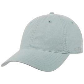 Stetson Ducor Sun Guard Full Cap Men's Baseball Cap Made of Organic Cotton (Sustainable) - Spring/Summer - Cap with Sun Protection UV 40+ - Baseball Cap Stonewashed Look - Outdoor Cap, lightblue, M