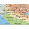 Guatemala Physical Map - 23.3 x 16.5 Inches - Paper