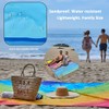 HappyGo Beach Blanket Sand-Free Quick-Dry Large Picnic Mat for Families,