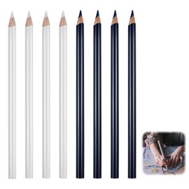 8 pieces tailor's chalk pen, sewing chalk, fabric chalk, marker pens, sewing, trick markers, fabric tailor pens, sewing fabric marker pen, white blue pencil, easy to clean