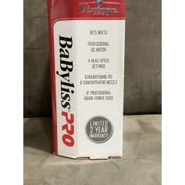 BABYLISS PRO VINTAGE COLLECTION RED RETRO STYLE HAIR / BLOW DRYER - NEW IN BOX!