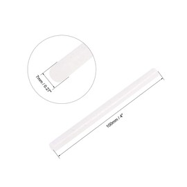 sourcing map Mini Hot Glue Sticks for Glue Gun 0.27-inch x 4-inch White Glitter 10pcs