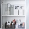 UNIKON Eunion Makeup Organizer, Clear Small Countertop Makeup Caddy Storage